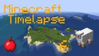 Unlucky Sheep - Minecraft - Timelapse - Survival Island 2 - Part 6