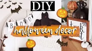 DIY *farmhouse* HALLOWEEN DECOR 🦇 primitive style 🦇