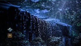 Goodbye Insomnia 🌧️ ASMR Thunderstorm Rain for Deep Sleep & Relaxation