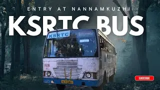 Misty Morning Bus Entry | KSRTC City Fast Passenger RAC 916 | ASMR Village to City | Kerala