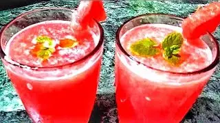 Tarbooj Sharbat 🍉Refreshing watermelon jouice l Summer drink special recipe l Cook and Clean With s