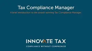 Tax Compliance Manager Demonstration