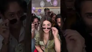 🤩 WOW #hinakhan with her TEAM follow the #dance #trend #shorts