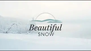 1 Hour of Beautiful Relaxing Snow Falling in a Mountain Village Explorer Adventure #snow #relaxing