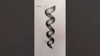 How to draw curly hair #drawingtutorial #art #hairdrawing #shorts #girldrawing #رسم #kolay&ccedil;izimler