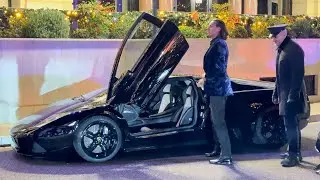 ADRIAN SUTIL Driving His NEW LAMBORGHINI MURCIELAGO VERSACE EDITION 1/20 in Monaco!!