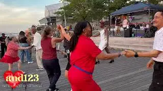 Pokaz klasy tańca latynoskiego Rona Rosario, Pier 84, Nowy Jork, 14.09.2025 #taniec #tańczenie #dwts