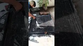 Generator Radiator Cleaning #generator
