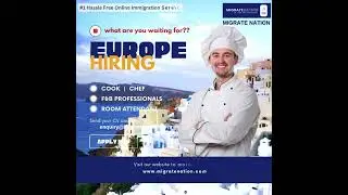Europe Work Permit Visa | Move Europe in 2025 #applyonline #workabroad #migratenation