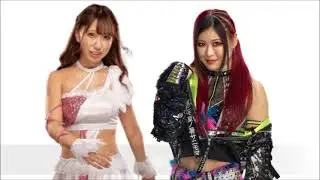 Riho vs Iyo Sky- Victory Roll Double Stomp