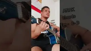 Anak Basic chords for Beginners #shortguitar #uke #cover #guitarhowto  #guitarlessons #yangckosaga