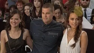 Greg Finley, Chelsea Gilligan, Brina Palencia DIVERGENT World Premiere #StarCrossed
