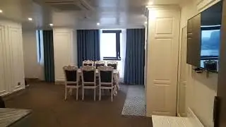 Thi c&ocirc;ng ho&agrave;n thi&ecirc;n r&egrave;m tại hotel 4 sao GRAND VIEW PALACE - TP Hạ Long