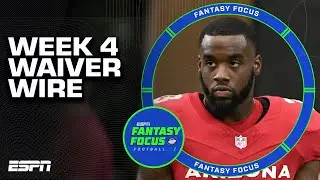 The BEST Waiver Wire Pickups for Week 4 | Fantasy Focus 🏈