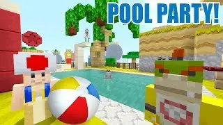 Minecraft Switch - Nintendo Fun House - POOL PARTY! [KILLER DIVES!] [142]