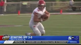 Halls is off to a 3-0 start