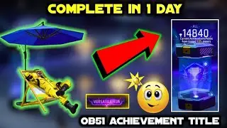 ob51 achievement|after update free fire new achievement mission/new achievement mission# lonewalf10 