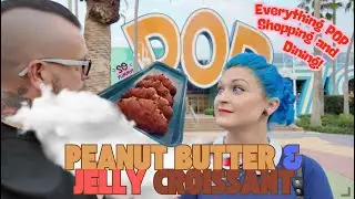 Peanut Butter and Jelly Croissant at Pop Century-Everything Pop Shopping and Dining Walls are down!
