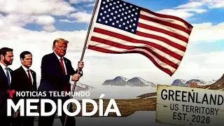Trump comparte im&aacute;genes de IA para insistir en anexar Groenlandia a EE.UU. | Noticias Telemundo