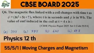 The magnetic flux linked with a coil changes with time t as fi = ( 8 t^2 + 5t + 7 ) Where t im secon