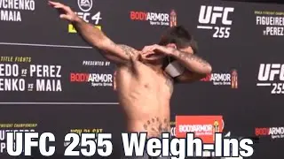 UFC 255 Weigh-Ins Mike Perry misses weight, Loses 30% of purse