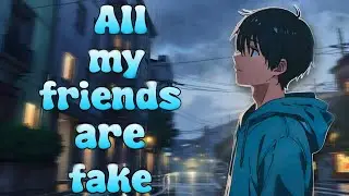 Nightcore - All my friends are fake (Sad Emotional Song) | Lyrical Dream