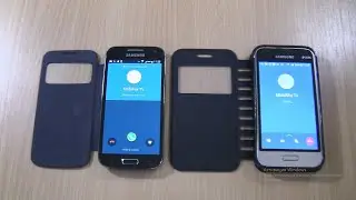 WhatsApp Incoming & Outgoing call at the Same Time Samsung Galaxy S4 Mini & Galaxy J1 Mini