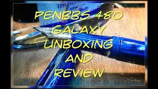 Распаковка и обзор перьевой ручки PenBBS 480 Galaxy