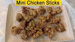 Bilkul Instant Wali Mini Crispy Chicken Sticks Recipe By Masara Kitchen - Mini Crispy Chicken Sticks
