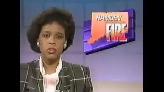 WFSB: Eyewitness News at Noon - Davenport-Dunbar Housing Fire [5-26-1988]