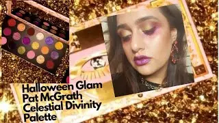 NEW Pat McGrath CELESTIAL DIVINITY Palette | SWATCHES  HALLOWEEN GLAM MAKEUP 2020 SO EASY!