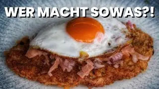 Dieses Schnitzel sollte verboten sein&hellip; 😳 (Holsteiner Schnitzel Test)