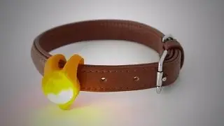 Dog collar silicon safety lights