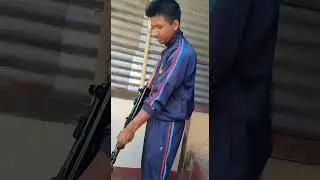 'NCC Cadet Loading INSAS Rifle | Military Drill '#Shorts