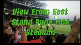 East Stand View MCA Cricket Stadium Pune | Dhoni #ipl #dhoni #cricket #chennaisuperkings #oldisgold