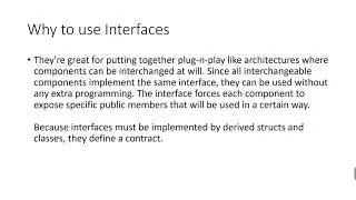 Interfaces in Programming languages