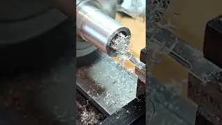 Sherline lathe.Boring operation.