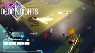 Neon Knights First Mission Gameplay | Roblox Roguelite