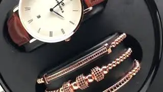 Luxury Set Rose Gold Brooks Watch & Brooks Bracelets