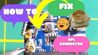 Eachine Wizard x220/How to fix broken  IPEX 4 ufl anntena connector /receiver/vtx