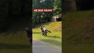 First time riding a dirt bike; FAIL #dirtbike #fail #shorts