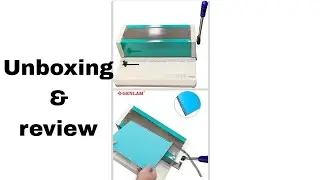 Heavy-Duty A4 Spiral Binding Machine | 12-Inch 39-Hole Punch | Binds 10 Sheets | Metal Body | Office