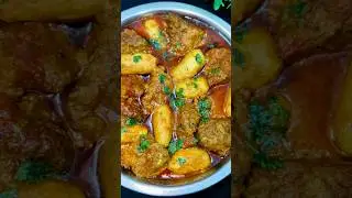 Bakra Eid Special: Shorbe Wala Arvi Gosht| Degi Gosht Ka Salan| arvi Gosht Recipe #aloogosht #shorts