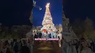 Christmas at Batroun Lebanon 2025, #shorts
