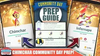 START NOW! TOP TIPS FOR SHINY *CHIMCHAR* COMMUNITY DAY PREP - 1/4 EGG HATCH & INFERNAPE | POK&Eacute;MON GO