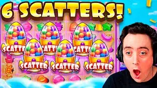MY 6 SCATTER BONUS ON SUGAR RUSH 1000...