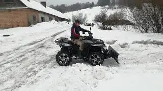 Access AX 800i (8.57) snow plowing