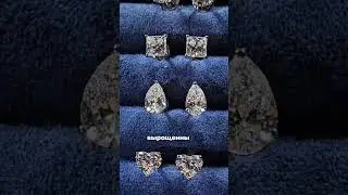 ❤️Серьги-пусеты с CVD-бриллиантами по 1,00 ct в белом золоте #cvd #diamondcollector #smartluxury