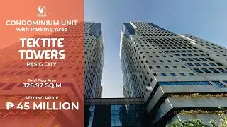 Prime Commercial Space FOR SALE @ Tektite West Tower, Pasig City, Metro Manila - 326.97 SQ.M
