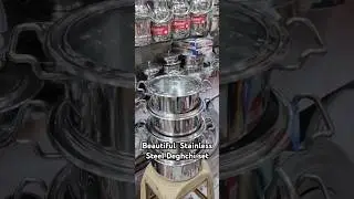 Double bottom alpha stainless steel cookware nonstick household kitchenware wholesale crockery store